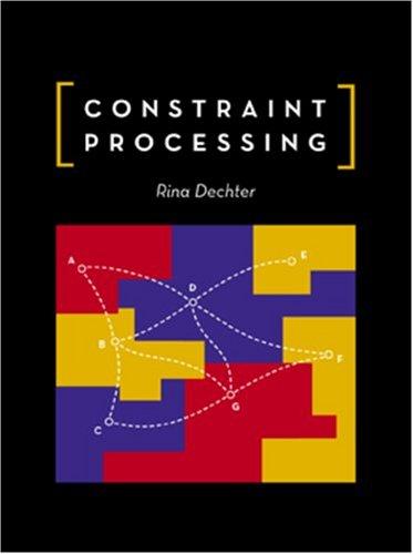 Cover for Constraint Processing (The Morgan Kaufmann Series in Artificial Intelligence)