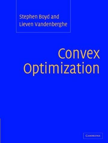 Cover for Convex Optimization