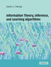 Cover for Information Theory, Inference and Learning Algorithms