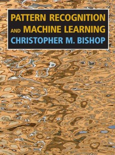 Cover for Pattern Recognition and Machine Learning