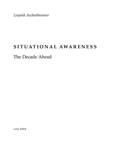 Cover for Situational Awareness